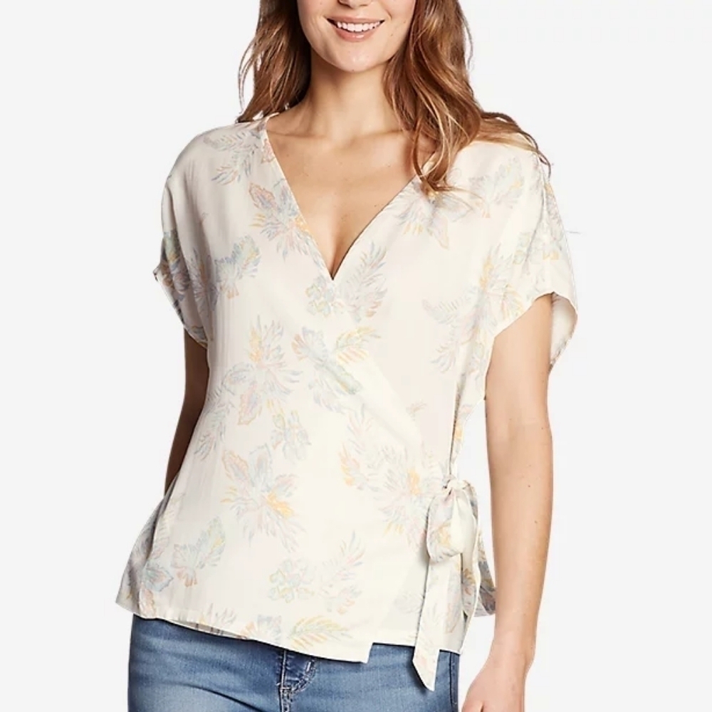 Eddie Bauer tranquil tie short sleeved shirt